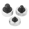 thumbnail image 1 of Clé à Cliquet 3Pcs à Molette Réversible Mini Clé à Paume 1/4 3/8 1/2 Po d'Entraînement Compact Dia 38mm, 1 of 8