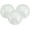 White, variant on 3-Pack Decorative Ball for Bowls, 2.4 Inch Mosaic Glass Balls Decorative Glass Orbs for Home Decor/Dining Tables/Wedding Party/Coffee Table/Centerpiece Decor [White]