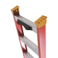 thumbnail image 5 of Dual Purpose 2-IN-1 Fiberglass Ladder 7' Step, 16' Ext., 5 of 7