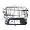 thumbnail image 3 of UBesGoo 20 Pouces Cage Pliante en Acier pour Chat Lapin, 3 of 7