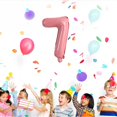 thumbnail image 6 of Number Balloons 16 Inch Light Pink 0-9 Number Mylar Foil Balloons 10 Pcs Custom Digital Balloons for Birthday Party Engagement Graduations Anniversary Baby Shower Decorations Party Supplies, 6 of 12