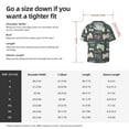 thumbnail image 7 of Fotbe Gamers print Short Sleeve Button Down Shirts for Men Casual Summer Beach Wrinkle Free Shirt-Large, 7 of 7