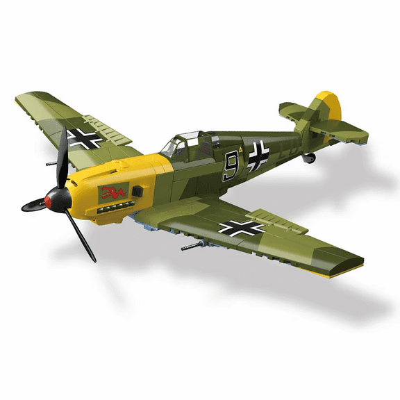 Honchoes WW2 Military Fighter Building Set Compatible with Lego Army Airplane Model for Adults Boys 631 Pcs
