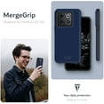 thumbnail image 7 of Phone Case for OnePlus 10T 5G, TUDIA [MergeGrip] Military Grade Dual Layer Shockproof Slim Tough Non-Slip Heavy Duty Case Cover (Indigo Blue), 7 of 7