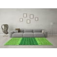 thumbnail image 3 of Ahgly Company Indoor Rectangle Oriental Green Modern Area Rugs, 8' x 12', 3 of 4