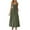 Army Green, variant on Staron Womens Dresses Summer Clearance Under $10 Spring Smocked Spaghetti Strap Sundresses Loose Casual Boho A Line Long Flowy Vacation Dresses