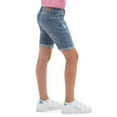thumbnail image 3 of Jordache Girls Destructed Bermuda Shorts, Sizes 5-18, 3 of 6