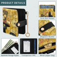 thumbnail image 5 of Small Wallet For Women Bifold Leather Pocket Coin Credit Card Holder With RFID Blocking Wearing An Ornament, 5 of 6
