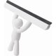 thumbnail image 2 of Shower squeegee, white color, size 25.5X14.5cm, 2 of 5