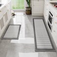 thumbnail image 3 of Paokuoon Anti slip Carpet Mat Double Sided Carpet Mat Non Slip Quick Water Absorbent Beautiful Knitted Design for Indoor Entryway, 3 of 7