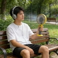thumbnail image 6 of Lenkho Handheld & Desktop Fan, Rechargeable Portable Fan with Stand Base, Personal Small Fan with 6 Speed Control, Ideal for Indoor & Outdoor Use, Summer Personal Cooling Gadget, 6 of 6