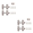 thumbnail image 2 of ZheElen 2 Pcs Boulons de Porte de Sécurité Fiables et Durables Faciles à Installer Assure Sécurité et Intimité Argent 2Ensemble, 2 of 6