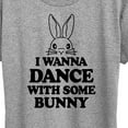 thumbnail image 3 of Instant Message - I Wanna Dance With Some Bunny - Women's Short Sleeve Graphic T-Shirt, 3 of 6