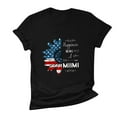 thumbnail image 3 of OAVQHLG3B 4th of July Outfits for Women American Flag T Shirt O-Neck Print Tops T-shirt Short Sleeve Casual Blouse, 3 of 6