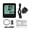 Green - Wired, variant on NFTIGB Bicycle Speedometer Rainproof 24 Function Bike Computer with Auto Sleep Wake Up Backlight for Mountain Road Cycling Wired
