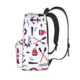 thumbnail image 3 of Disketp Sailing Marine Travel Mochila Escolar de Gran Capacidad y Peso Ligero, Mochila de Viaje Ideal para Escuela, Trabajo y Uso Diario, Cómoda y con Estilo, 3 of 8