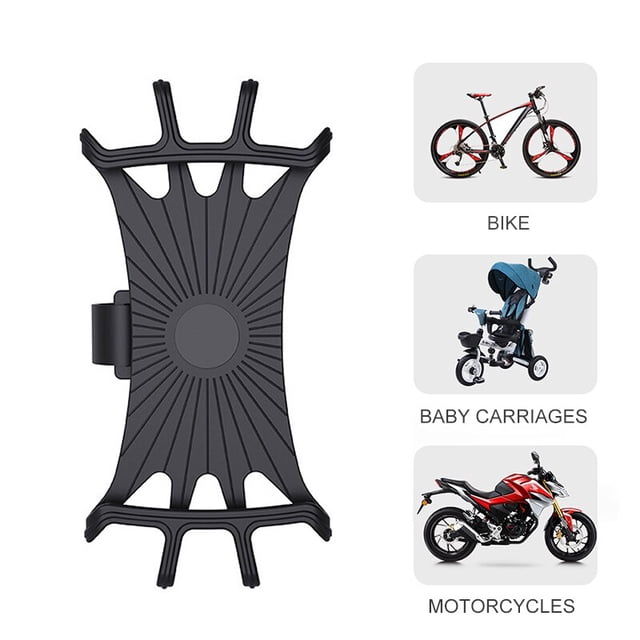 Nonmagnetic 360 Rotate Mobile for Car Holder Phone Stand Steady Fixed Bracket Silica Gel Motorcycle Suporte Nonmagnetic GPSBlack Rotatable He Qiyong unisex