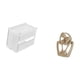 thumbnail image 5 of caso de tejido,Caja de almacenamiento de papel higiénico para montaje en pared,Soporte de pared acrílico para papel higiénico y toallas,Estatua abstracta,Estatua abstracta,decoración para, 5 of 8