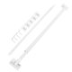 thumbnail image 1 of 2pcs Small Curtain Rod Extendable Curtain Rod Adjustable Plastic Curtain Rod, 1 of 2