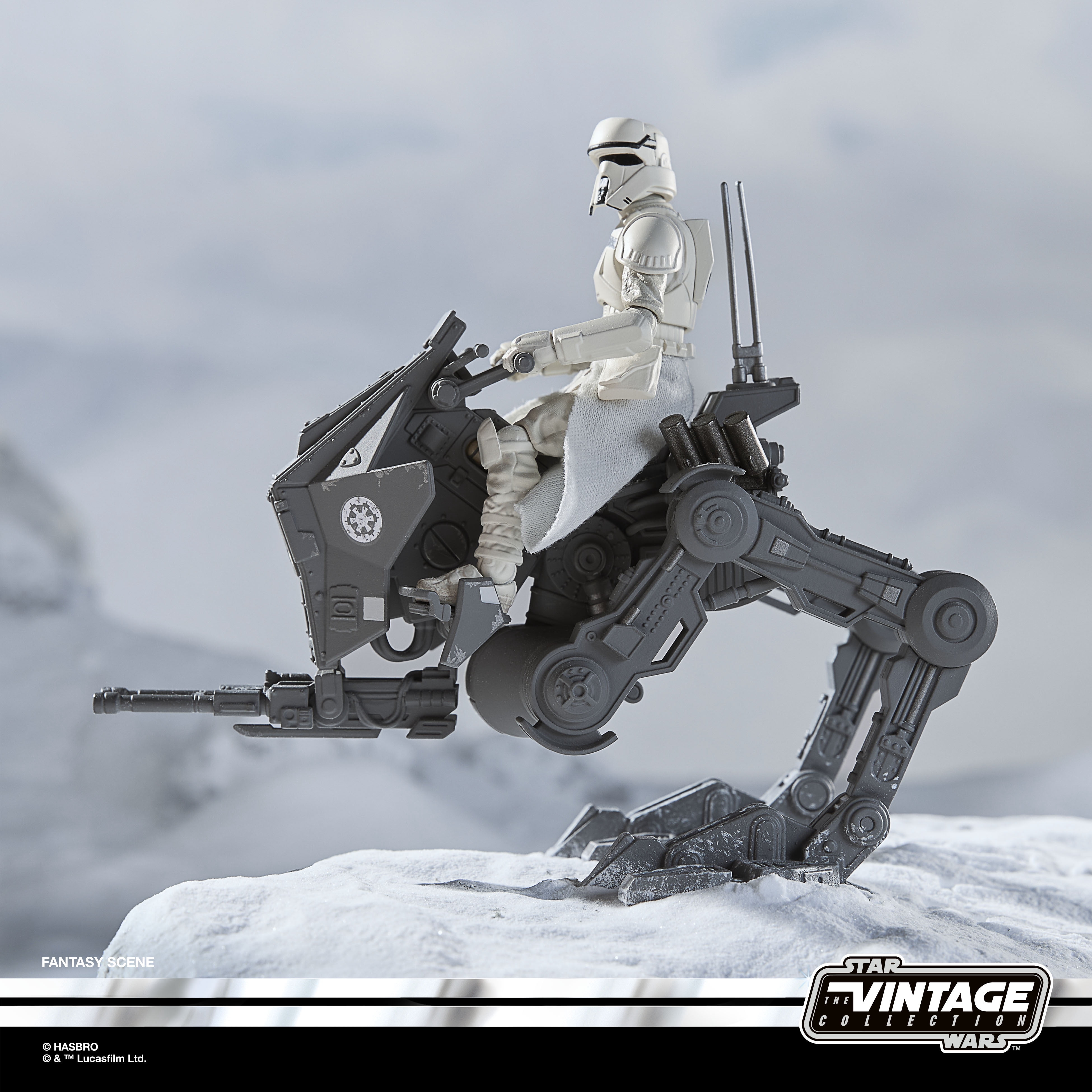 Star Wars: The Mandalorian & Grogu - Vintage Collection - Imperial Remnant AT-RT Vehicle with Action Figure