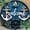 1, variant on HELLOYOUNG 7.87in Wooden Pirate Ship Round Plaque, 2D Nautical Maritime Wall Decor, Rustic Hanging Gift for Home Bar Man Cave