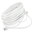 thumbnail image 3 of Cable de extensión para teléfono fijo Cable telefónico Cable para teléfono fijo con conector RJ11/RJ14 6P4C para oficina y hogar 25 pies, 3 of 6