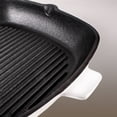 thumbnail image 3 of BergHOFF Neo 3pc Cast Iron Cookware Set, Grill Pan & Round Dutch Oven, White, 3 of 9