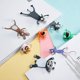 thumbnail image 4 of 8 Pieces Set 3d Cartoon Animal Bookmarks For Kids Cute Funny Novelty Bookmarks Squashed Animal Reading Bookmark Stationery Presents Gifts For Kids, 4 of 5