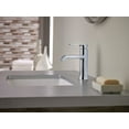 thumbnail image 2 of Moen WS84760 Genta Chrome One-Handle Bathroom Faucet, 2 of 7