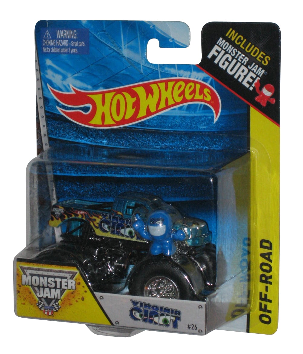 Monster Jam Virginia Giant OffRoad Toy Car w/ Blue Figure 26