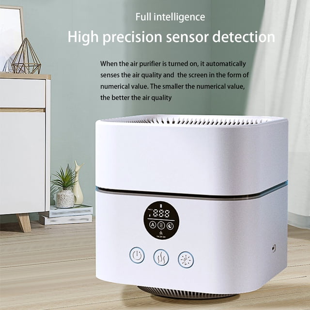 RKSTN Air Purifier Purifier for Home Bedroom Portable Purifier Desktop USB Cleaner | Humidifier | Aroma Diffuser with Color Night Light Kitchen Gadgets
