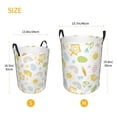 thumbnail image 5 of LNWH Laundry Basket, Rainbow Flower Sun Pattern Foldable Laundry Hamper with Handles Waterproof, Medium, 5 of 8
