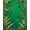 Green, Pattern 6, variant on Flatwoven High Traffic Area Rug, Jungle Canopy Runner Lush Tropical Foliage Art, Non Slip, Stain Resistant, Washable Area Rugs for Living Room, Bedroom(Green, 4X6)