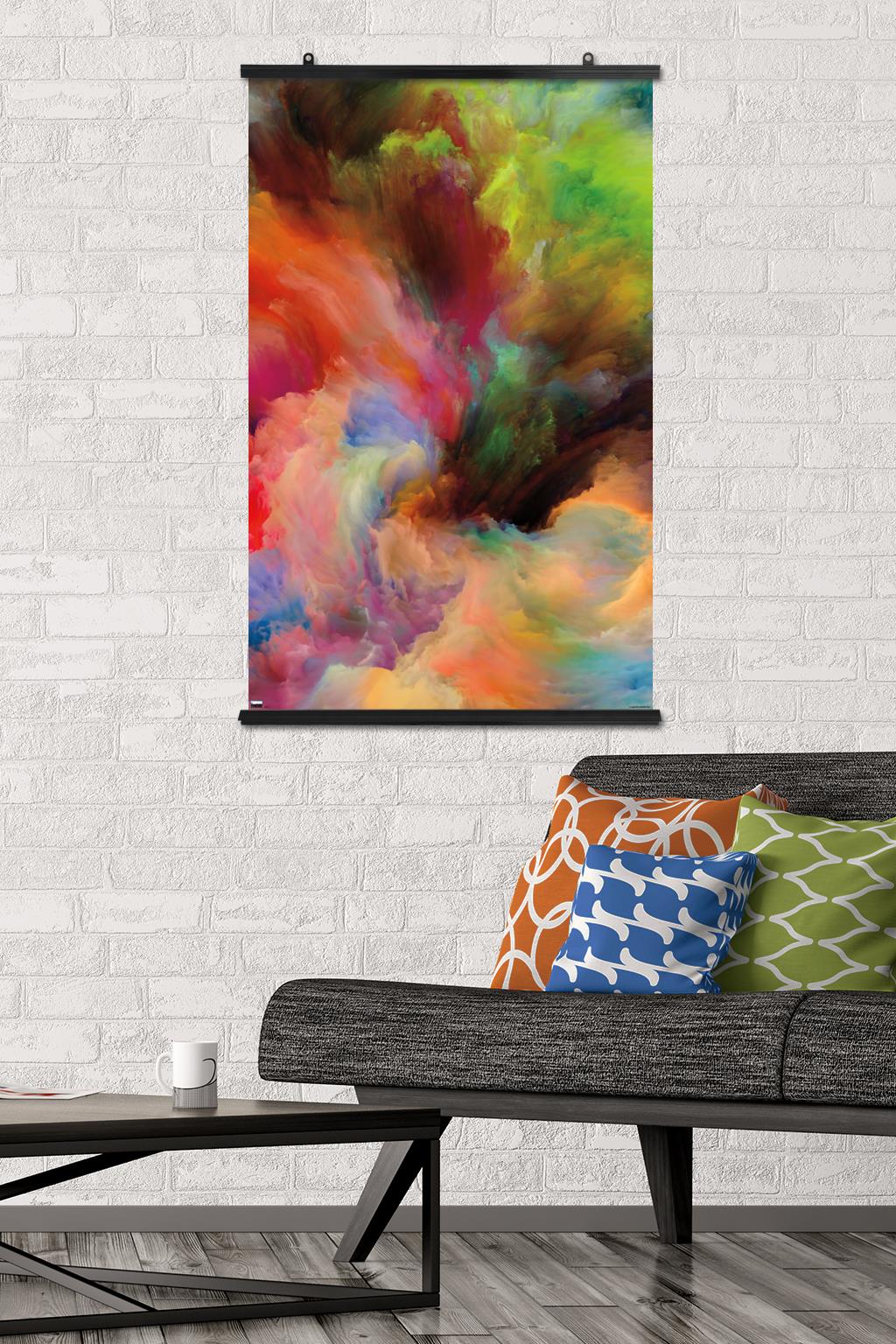 Paint Motion Imagination Wall Poster, 22.375" x 34"