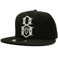 thumbnail image 1 of REBEL8 Standard Issue Logo New Era Fitted Baseball Cap Black, 1 of 1