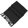 thumbnail image 2 of Large Soft Silky Pashmina Shawl Wrap Scarf Stole in Solid Colors, 2 of 6