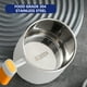 thumbnail image 4 of Taza de café de acero inoxidable con aislamiento de doble pared, tapa y asa | Taza térmica de viaje de 450 ml | Vaso reutilizable para bebidas frías y calientes para la oficina, el hogar y la, 4 of 7
