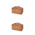 thumbnail image 2 of Cateissary Bolsa de almacenamiento de cosméticos de cuero PU que lleva la bolsa de aseo de viaje contenedor de maquillaje bolsillo de con Type2 NO2, 2 of 6