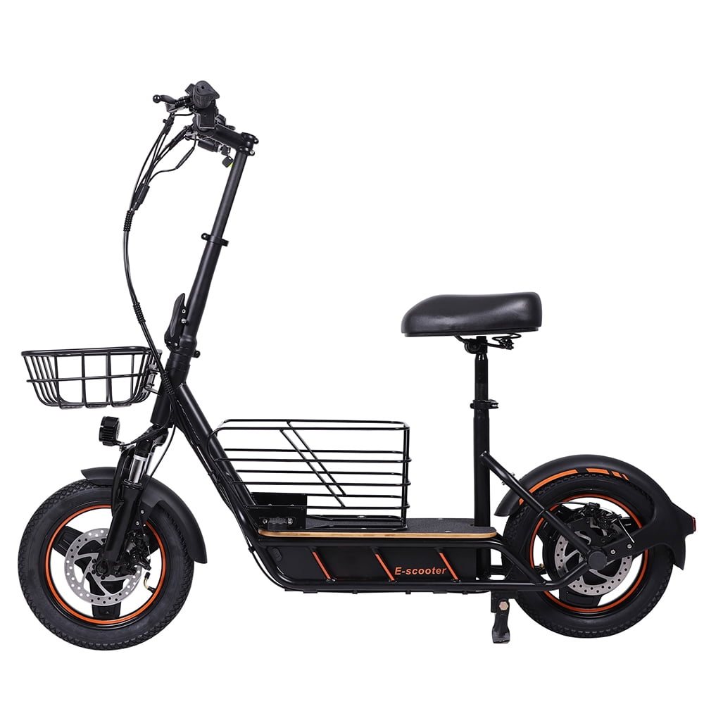 FREEBOY H14 Electric Scooter Adult,600W Motor,Maximum21 MPH,36V 10Ah 21 Miles,14 inch All Terrain Silent Tires,Foldable Commuting Electric Scooter,UL2272