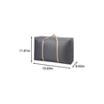 thumbnail image 3 of Laundry Bag, Multipurpose Storage Bag, Damp Proof Cover, Non Woven Fabric, Large Capacity Quilt Holder, Drawstring Closure Design, Foldable Travel Sack, Luggage Suitcase Organizer, 3 of 6