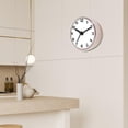 thumbnail image 6 of kowaku Wall Clock Small Digital Waterproof Bathroom Clock Silent Battery Operated Suction Cup Sturdy PP PVC Material Compact Easy Reading Face Suitable for Kitchen Toilet Home Hotel White, 6 of 7