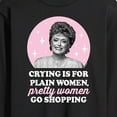 thumbnail image 3 of Golden Girls - Crying Is For Plain Women - Men's Long Sleeve T-Shirt, 3 of 5