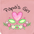 thumbnail image 3 of Inktastic Papa's Girl Heart Flowers Baby Burp Cloth, 3 of 3