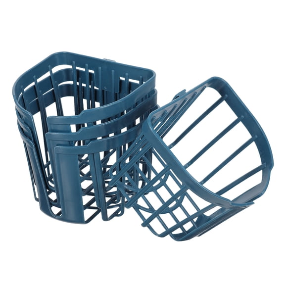 Baluue 4-Pack Outdoor Wall Planter Baskets with Hooks for Garden, Patio, Balcony - Decorative Plant Holders for Home and Outdoor Use