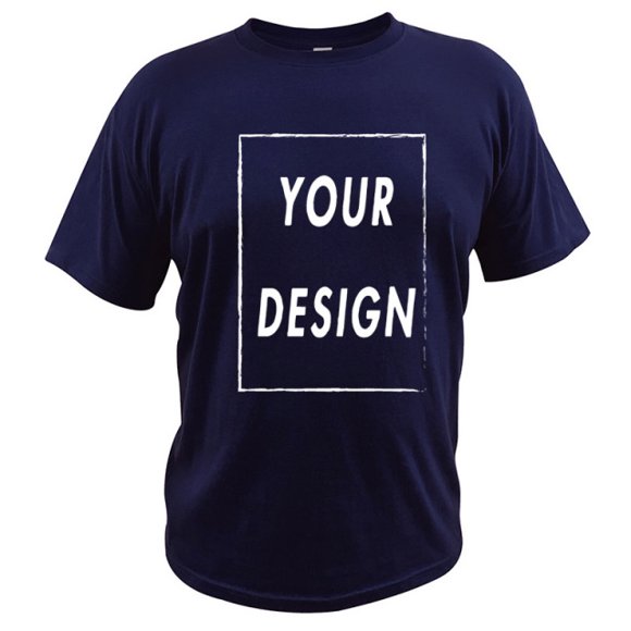 JOOCAR T-Shirt Personnalisé 100 % Coton Créez Votre Design Logo Texte Hommes Femmes Imprimé Design Original Cadeaux de Haute Qualité T-Shirt