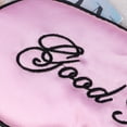 thumbnail image 3 of GOOHOCHY Antifaz de seda para dormir con bordado, gran antifaz para dormir, antifaz nocturno para hombres, mujeres y niños (rosa), 3 of 8