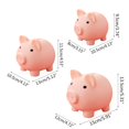 thumbnail image 4 of YIEMEEN Plastic Cute Cartoon Pig Bank Unbreakable Kids Children Money Coin Saving Jar, 4 of 9