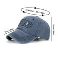 thumbnail image 3 of Gorra de béisbol bordada para hombre - Ajuste clásico - Ajustable - Gorra para pareja - Poliéster, 3 of 4
