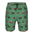 thumbnail image 4 of Naloa Christmas Dachshund Men's Beach Shorts, Surfing shorts, Swim trunks, Quick Dry Swim Trunks for Surfing Beach Fun - X-Large, 4 of 9