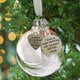 thumbnail image 4 of pstuiky Adornos navideños Bola de plumas Un pedazo de mi corazón está en el cielo Memorial, 4 of 4